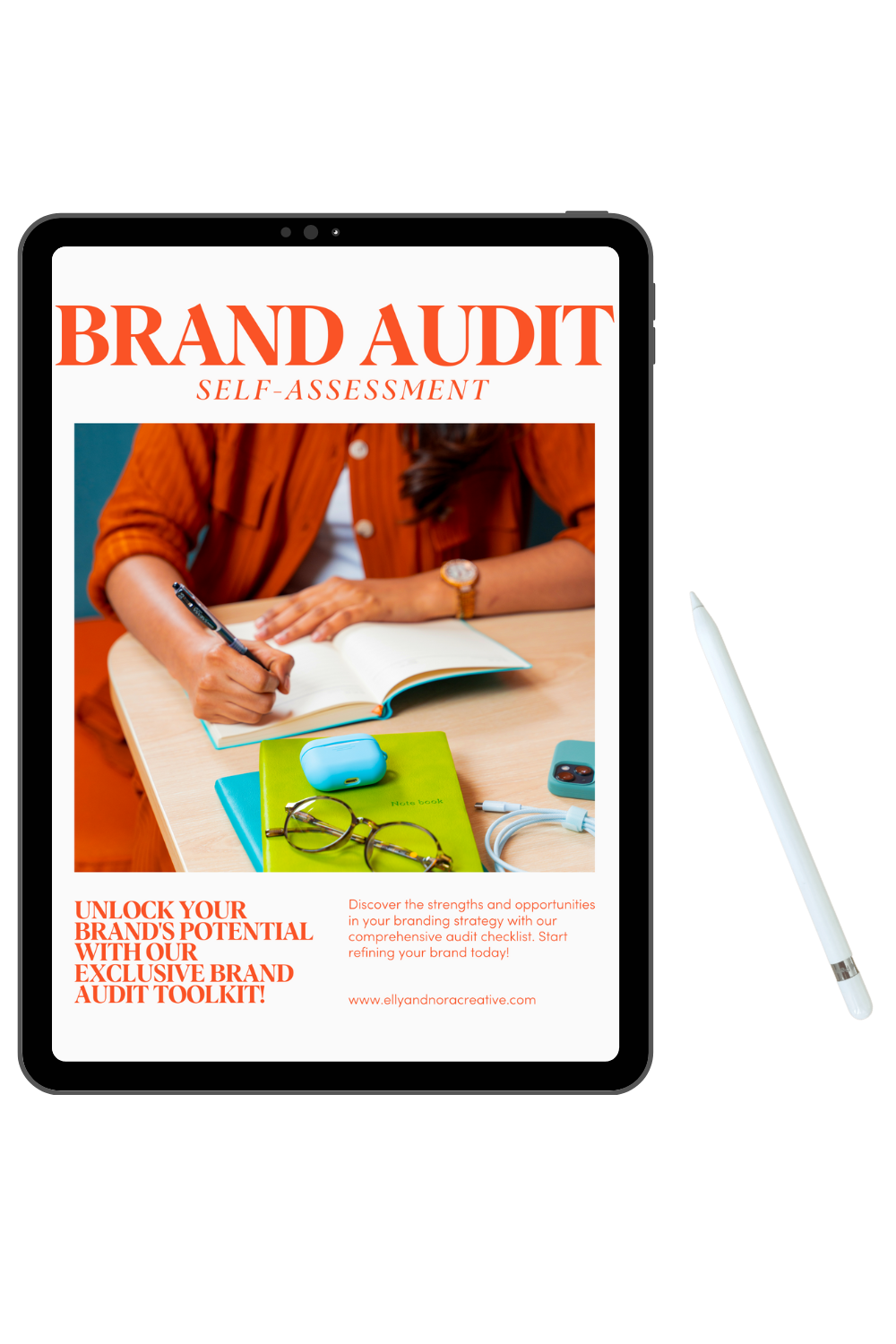 Brand Audit toolkit on iPad