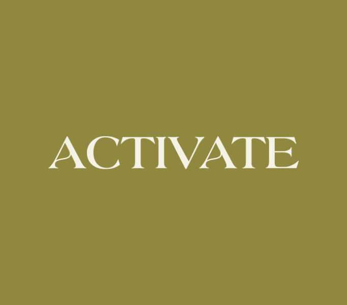 Activate text logo