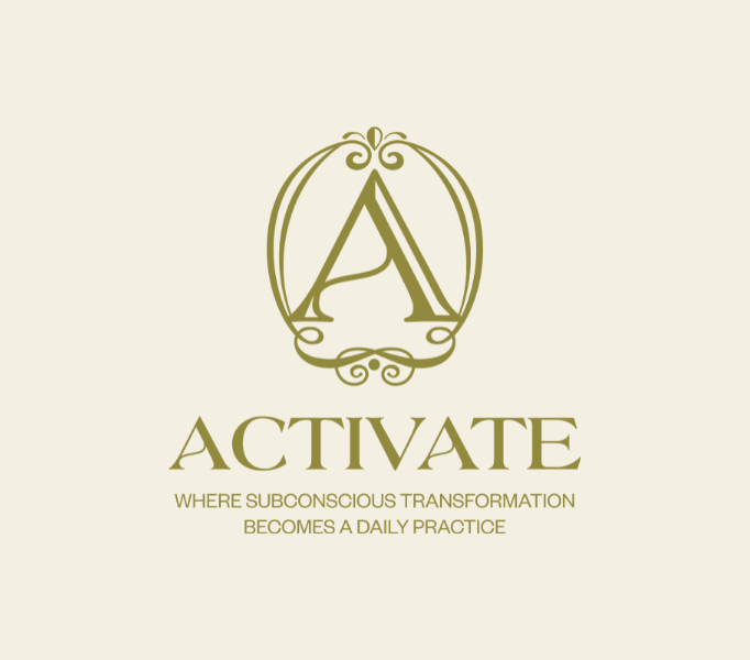 Activate vertical logo with tagline